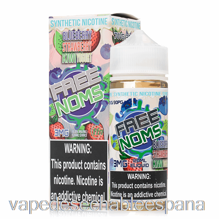 Vape Desechable España Arándanos Fresa Kiwi Yogur - Nomenon - 120ml 0mg